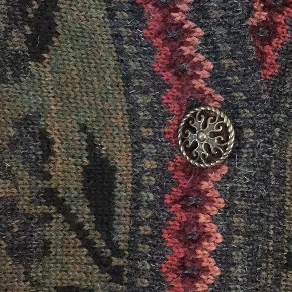 Vintage English wool sweater PL - Picture 3 of 3